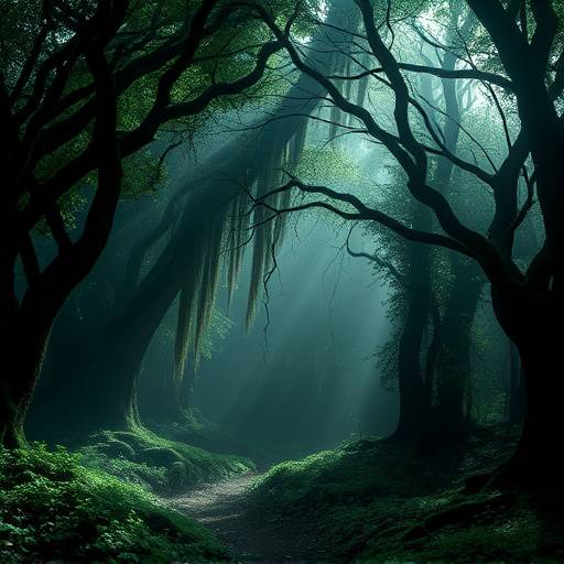 Poster for Mystic Grove, a fantasy drama.