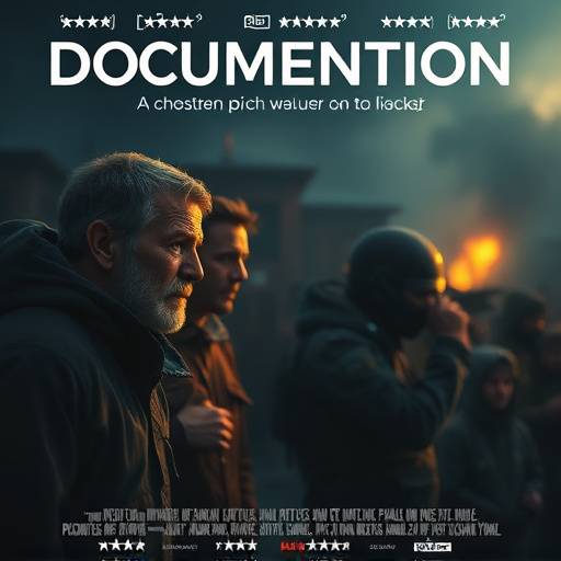 Poster representing the Documentary genre with real-world scenes and compelling narratives.